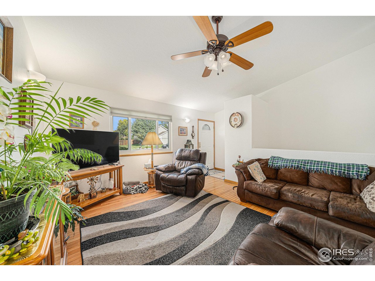 3182 50th Avenue Greeley, CO 80634 - Photo 5 of 21 a living room with furniture and a flat screen tv