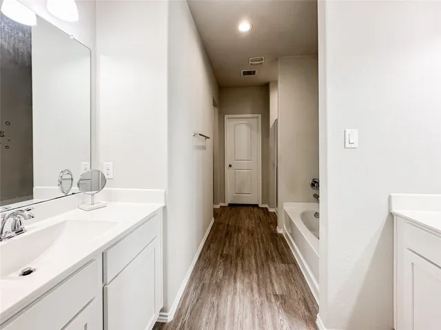 a view of an empty room