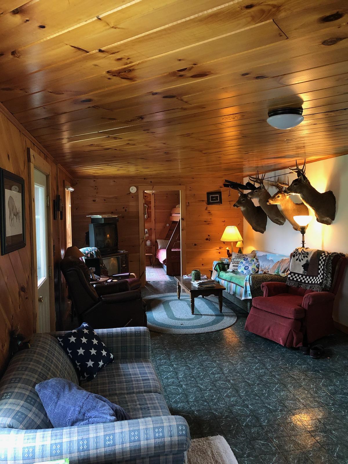 7 River Road Oquossoc, ME 04964 - Photo 6 of 13 living room
