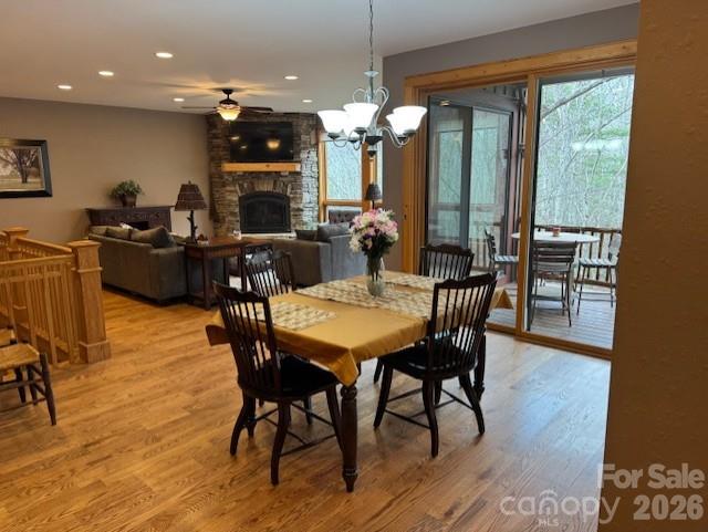 89 Springhouse Drive, Unit A4 Elk Park, NC 28622 - Photo 3 of 40 a view of a dining room with furniture window and wooden floor