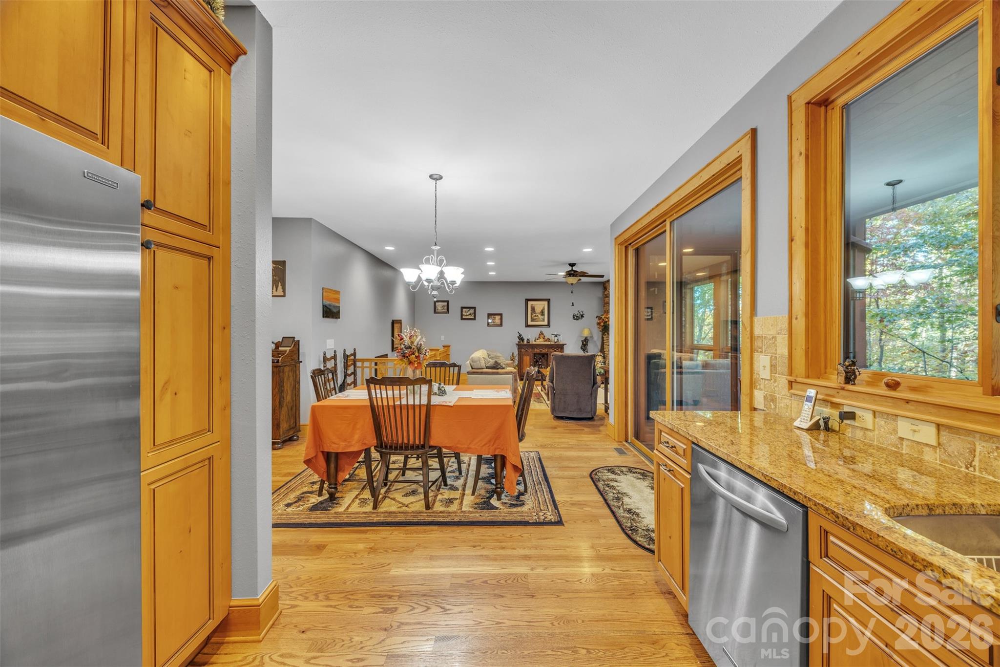 89 Springhouse Drive, Unit A4 Elk Park, NC 28622 - Photo 10 of 40 a view of a living room and kitchen