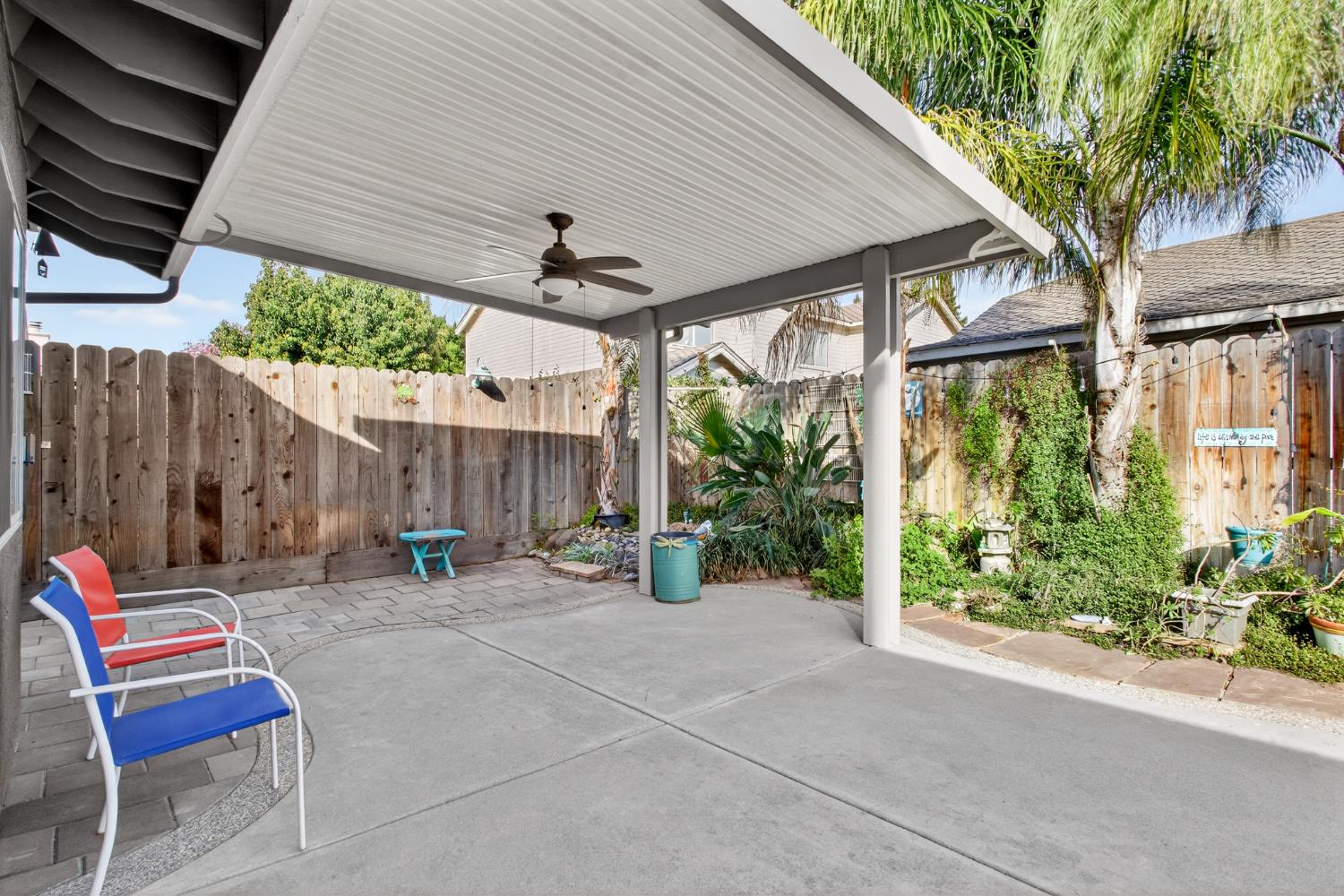 1224 Glenbrook Way Modesto, CA 95355 - Photo 43 of 49 a backyard of a house with seating space