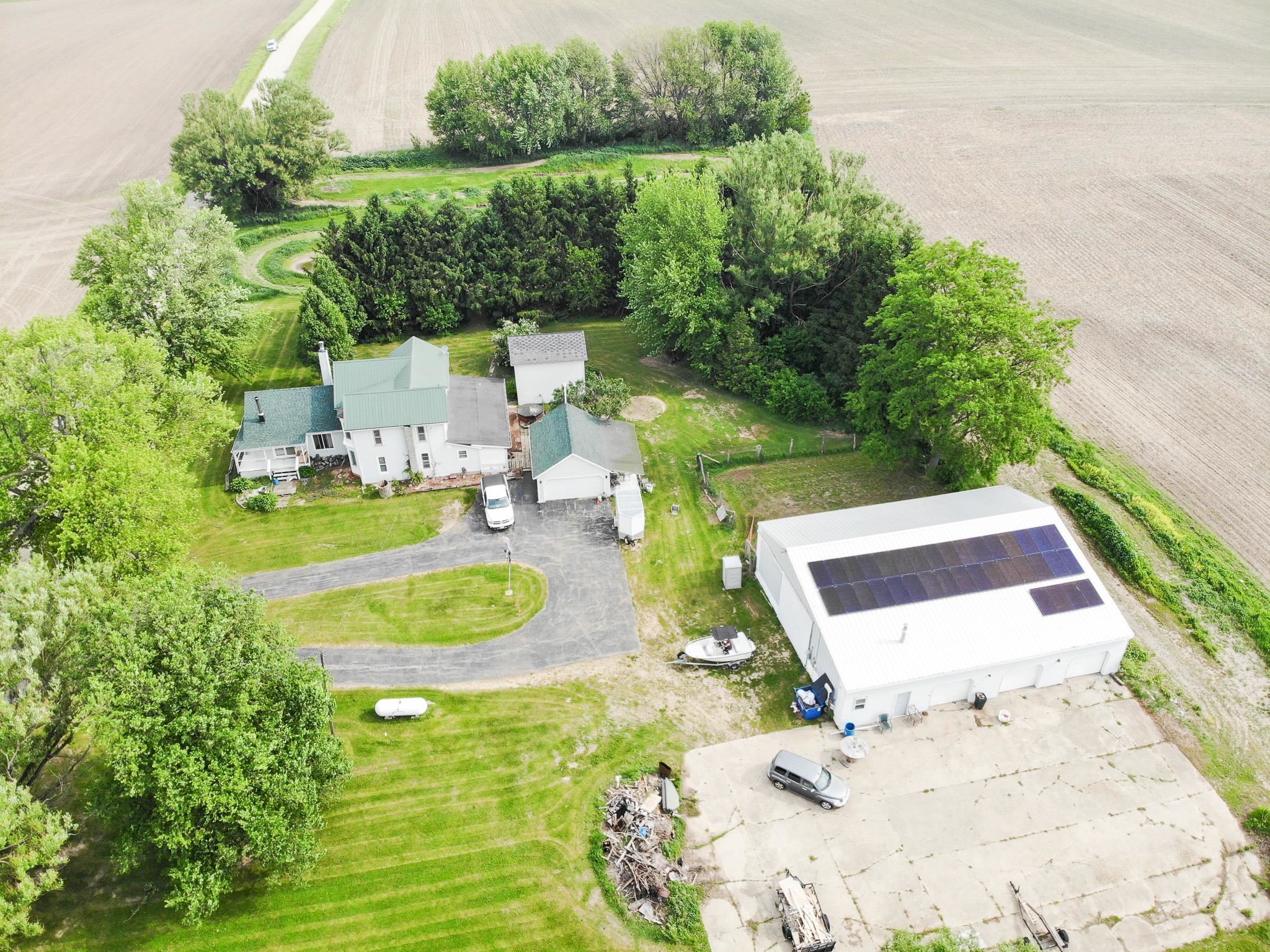 2144 Swarts Road Dixon, IL 61021 - Photo 27 of 31 an aerial view of a house with outdoor space