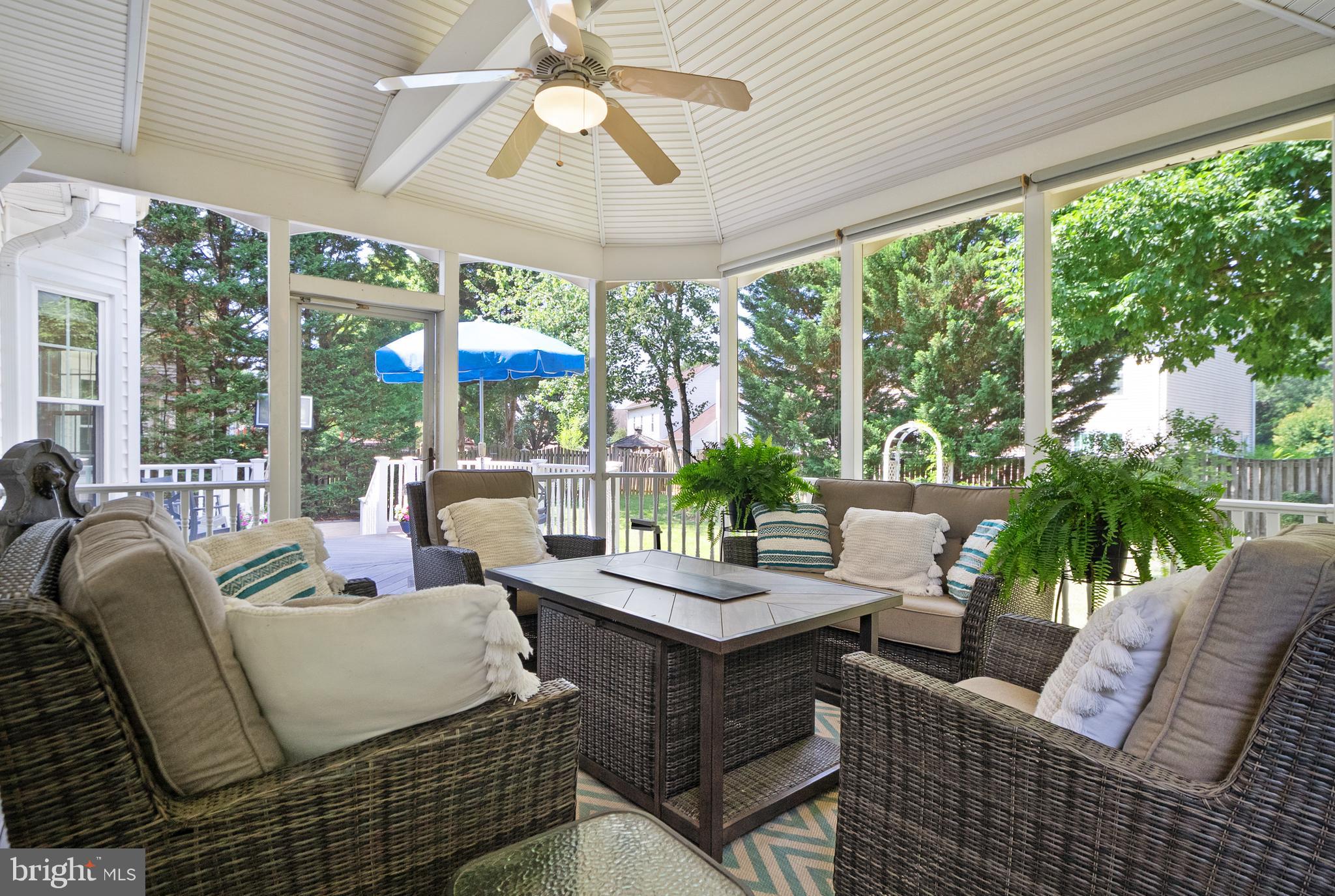 2614 Iron Forge Road Oak Hill, VA 20171 - Photo 16 of 48 Screened porch overlooking the deck and yard
