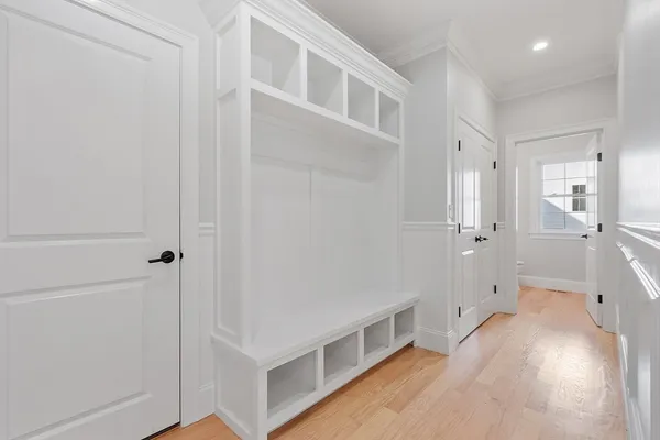 a view of a walk in closet