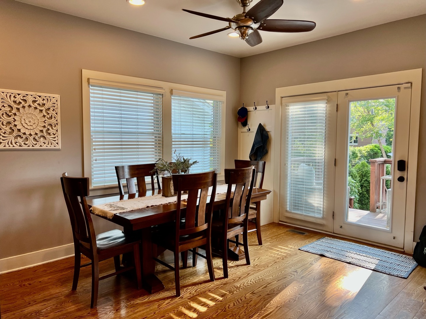1105 Harrison Street Park Ridge, IL 60068 - Photo 9 of 29 a view of a dining room with furniture window and wooden floor