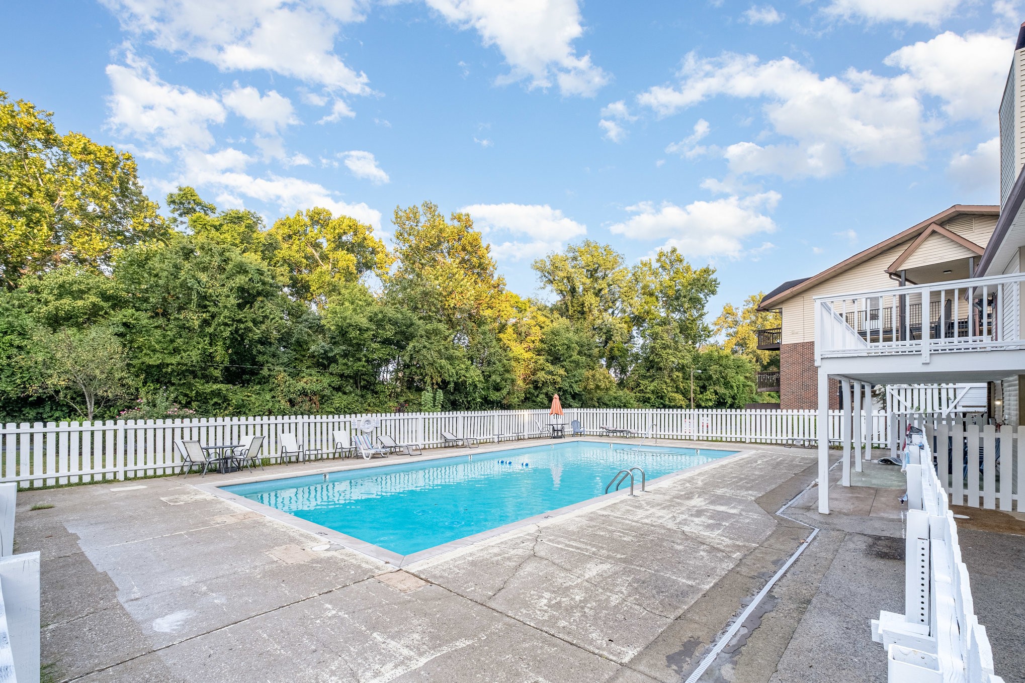 500 Paragon Mills Road, Unit N1 Nashville, TN 37211 - Photo 30 of 31 a view of balcony with wooden floor and fence
