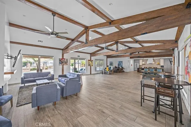 a view of living room with washer and dryer
