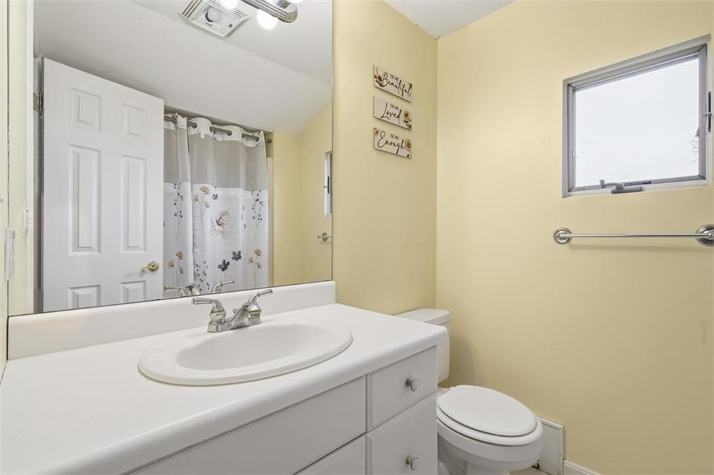 126 Leon Road Pittsburgh, PA 15220 - Photo 28 of 50 a bathroom with a sink a toilet and shower