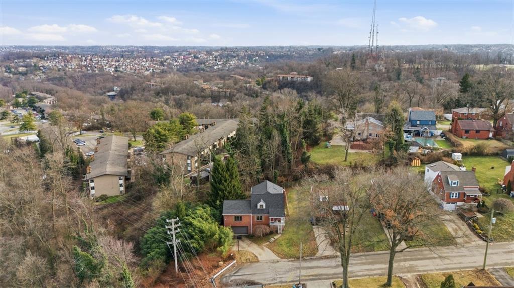 126 Leon Road Pittsburgh, PA 15220 - Photo 50 of 50 an aerial view of a city
