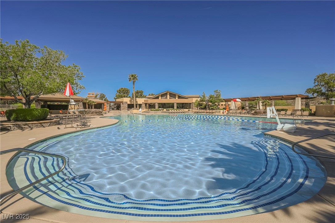 17 Caprington Road Henderson, NV 89052 - Photo 27 of 34 Community pool with a patio
