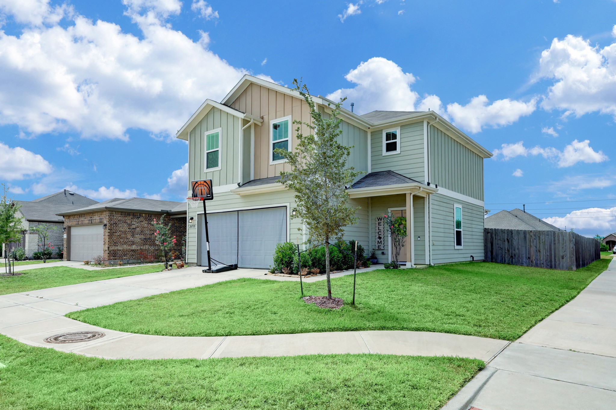 Located on a corner location with double wide driveway, this home is a must see!