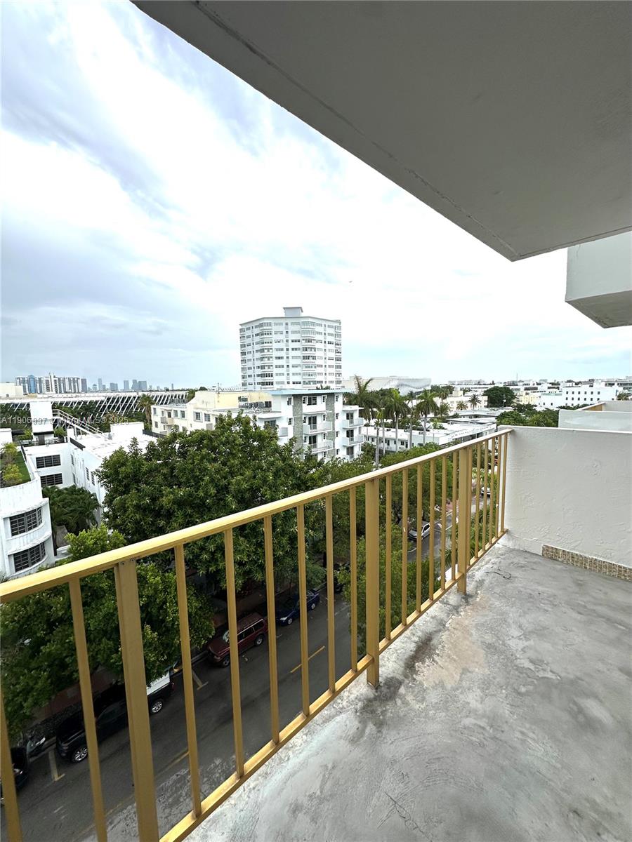 245 18th Street, Unit 801 Miami Beach, FL 33139 - Photo 9 of 11 a view of a balcony with city view