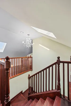 a view of a balcony