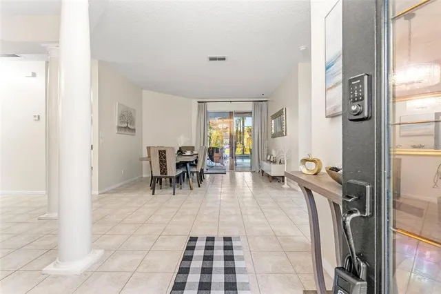 a view of a livingroom with furniture and window