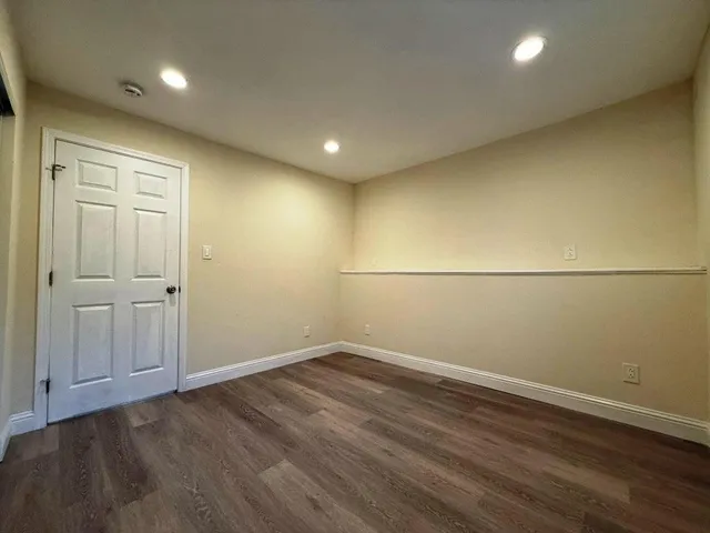 wooden floor in an empty room