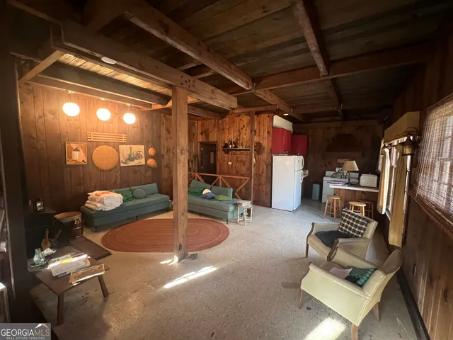 a room with storage and utility