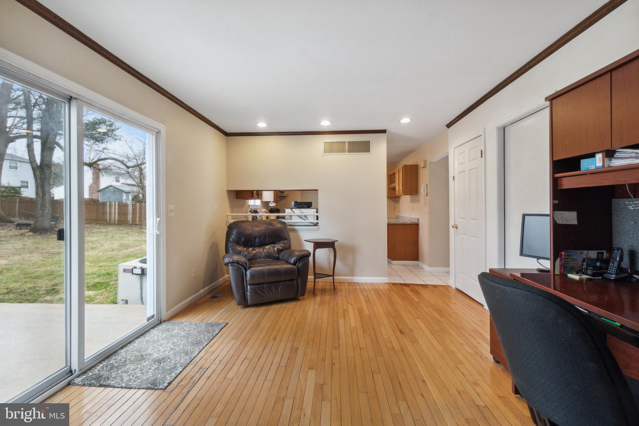 1317 Vanderbilt Road Bel Air, MD 21014 - Photo 15 of 47 Hardwood Floor & Sliding Glass Door Access To Rear