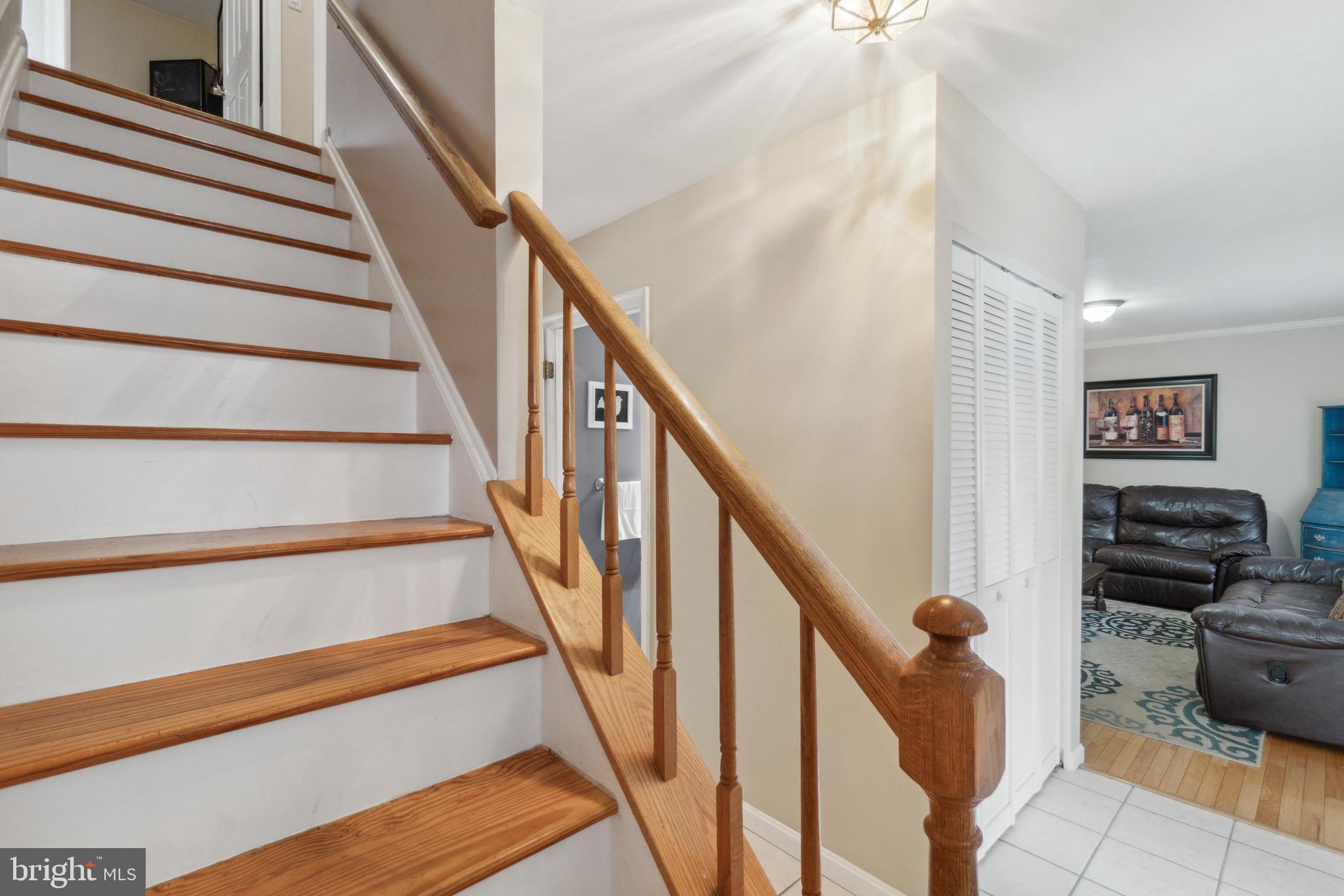 1317 Vanderbilt Road Bel Air, MD 21014 - Photo 17 of 47 Hardwood Stairs To Upper Level
