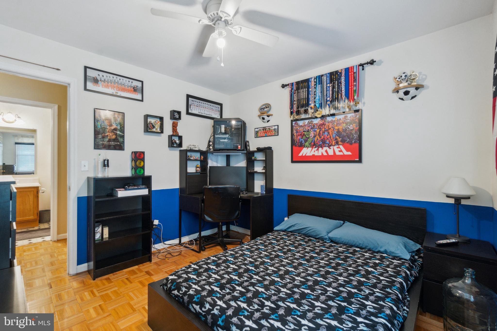 1317 Vanderbilt Road Bel Air, MD 21014 - Photo 25 of 47 Parquet Hardwood Floor And Ceiling Fan
