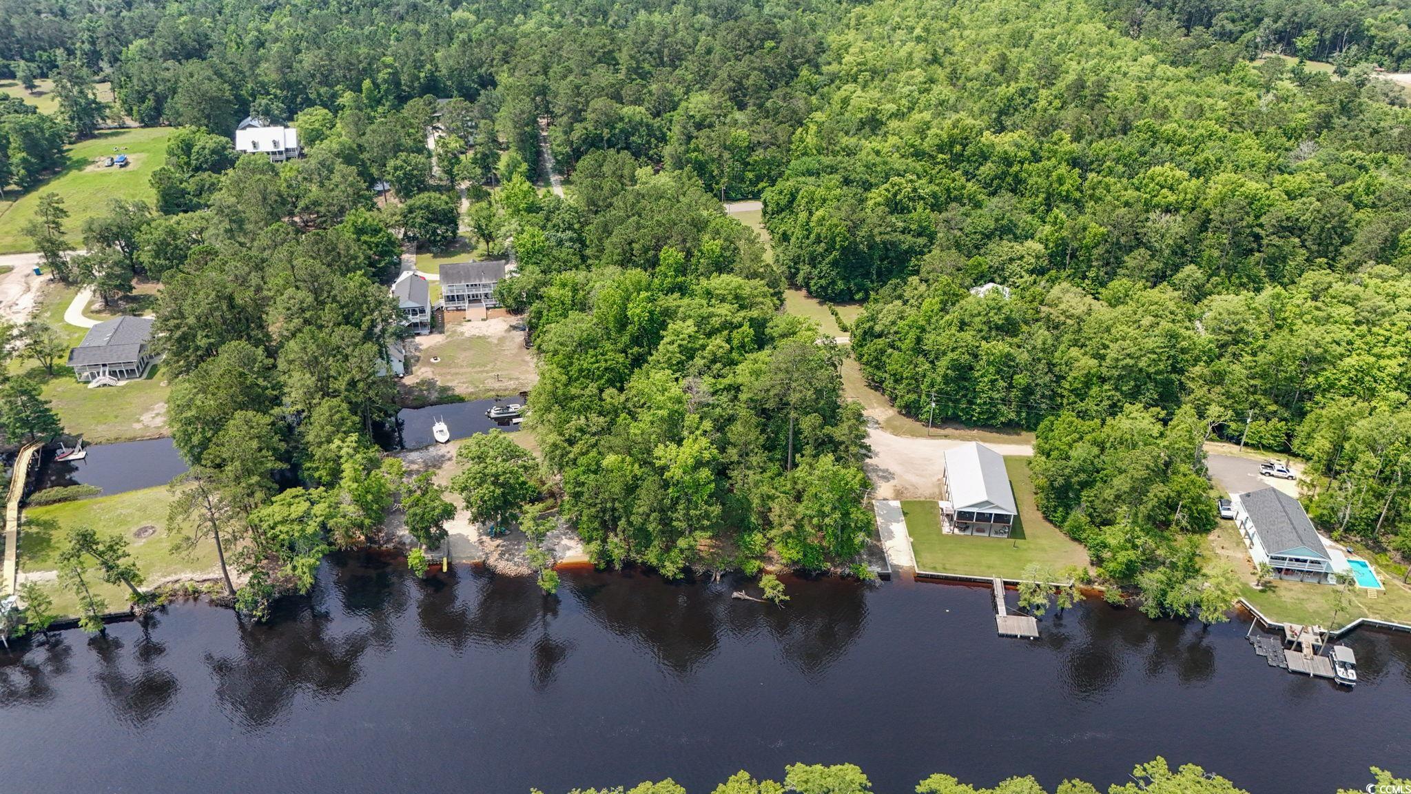 Tbd Riverside Drive Conway, SC 29526 - Photo 1 of 11 View of property location with a heavily wooded ar