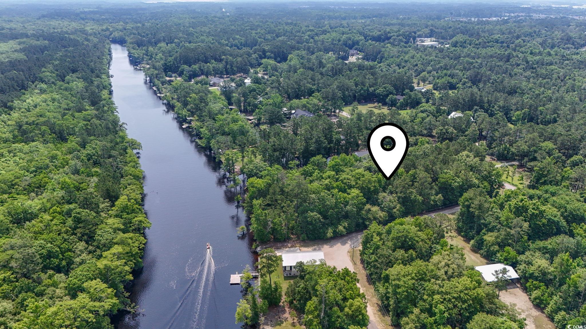 Tbd Riverside Drive Conway, SC 29526 - Photo 4 of 11 Bird's eye view of a large body of water and a for