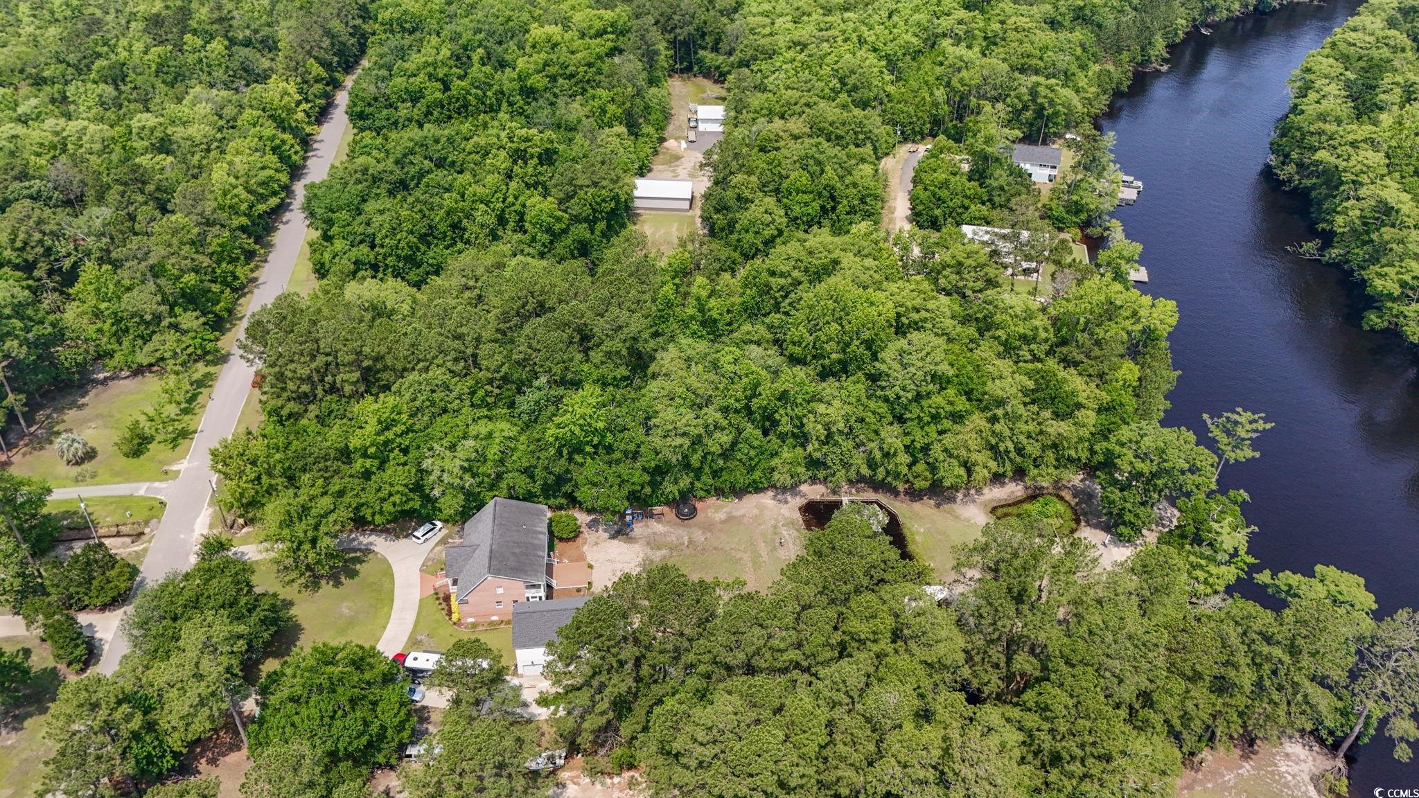 Tbd Riverside Drive Conway, SC 29526 - Photo 7 of 11 Aerial view of property's location featuring a lar