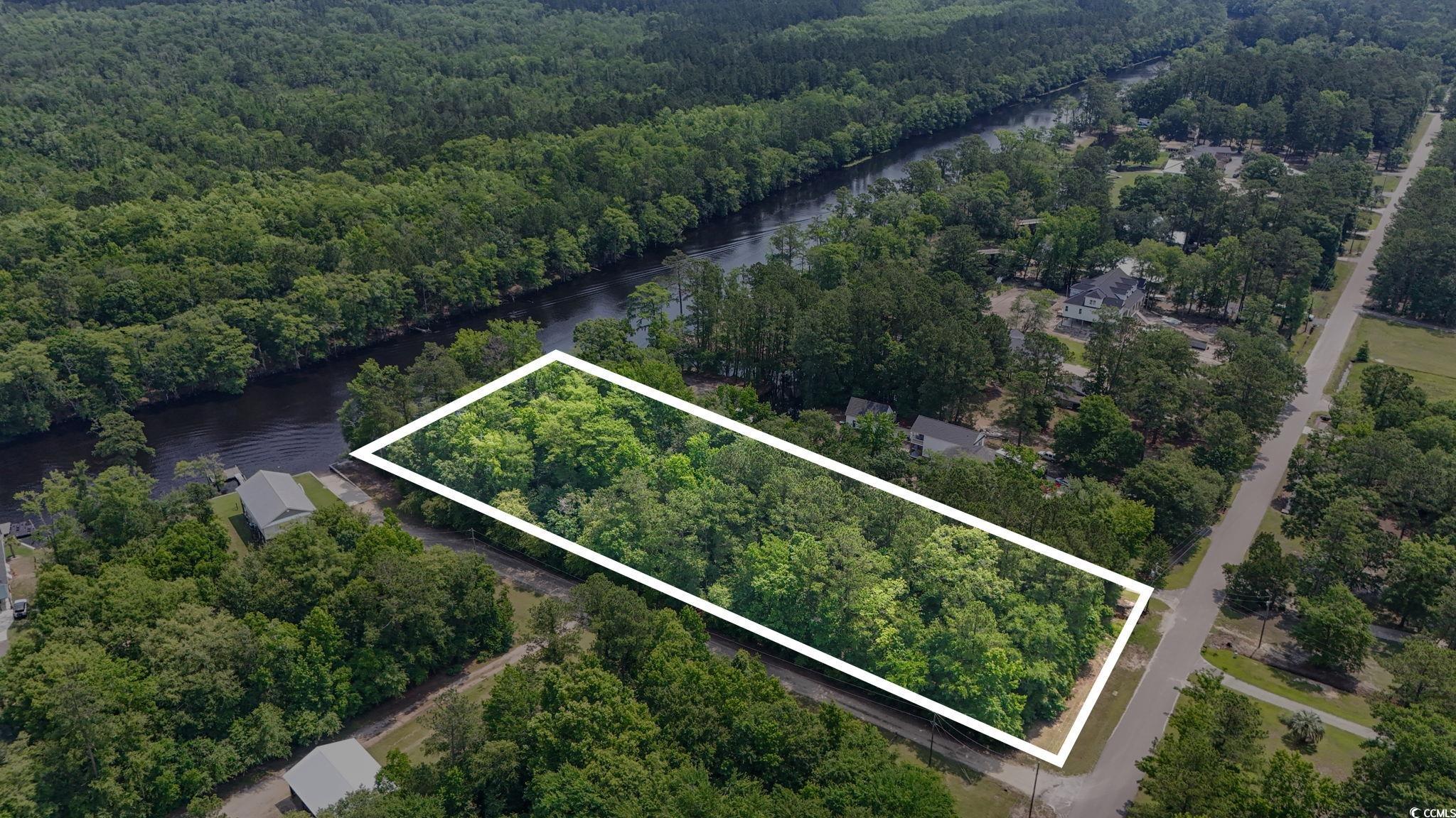 Tbd Riverside Drive Conway, SC 29526 - Photo 10 of 11 Aerial view of property and surrounding area with