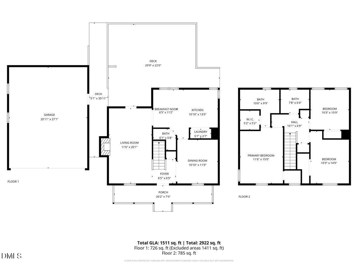 1516 Middle Ridge Drive Willow Spring, NC 27592 - Photo 44 of 51 all_floors_1516_middle_ridge_drive_willo