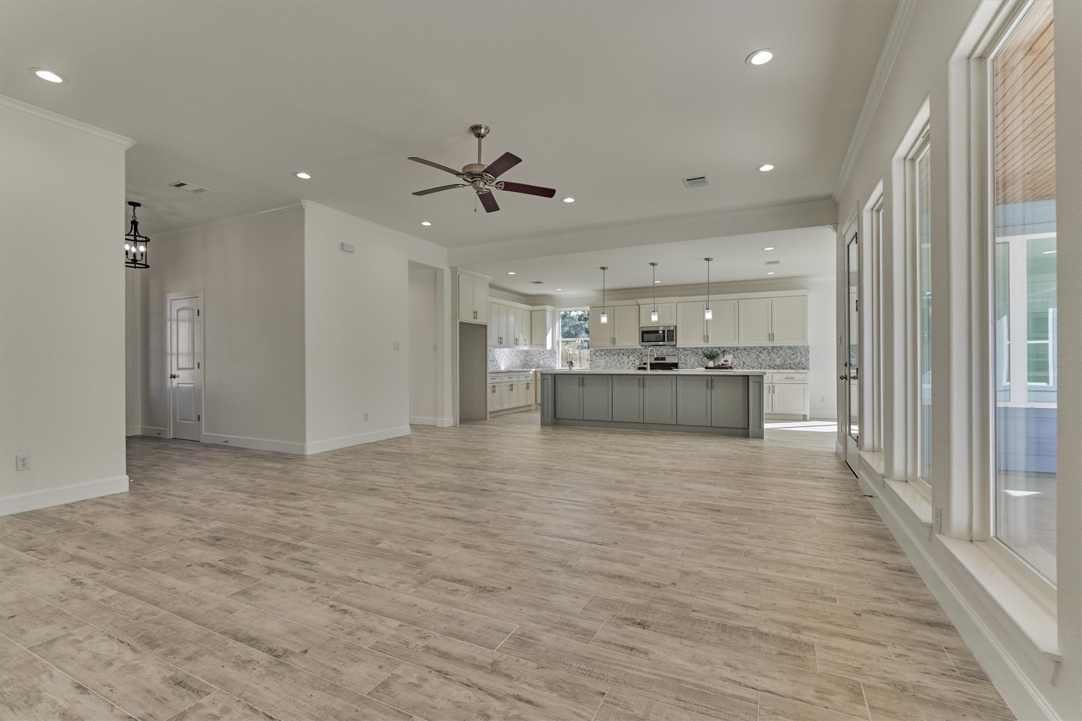 1718 Eastvale Drive Spring, TX 77386 - Photo 16 of 40 a view of kitchen with refrigerator and window