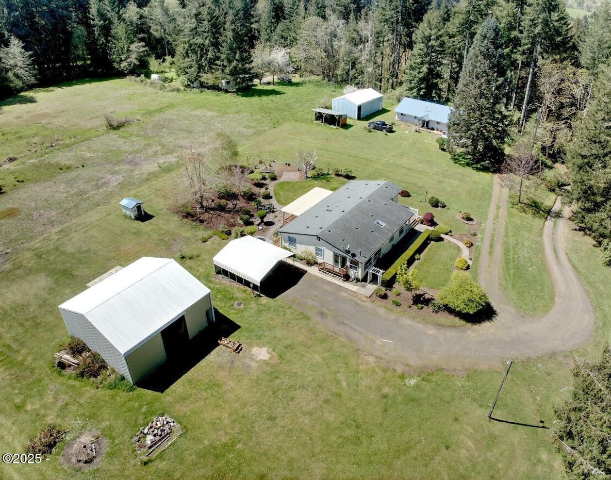 424-454 Old River Road Northeast Siletz, OR 97380 - Photo 1 of 1 Aerial