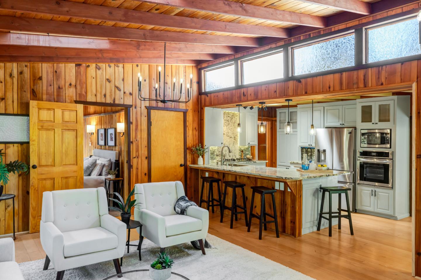 220 Lazy Woods Road Felton, CA 95018 - Photo 17 of 69 a view of a chairs and table in a patio