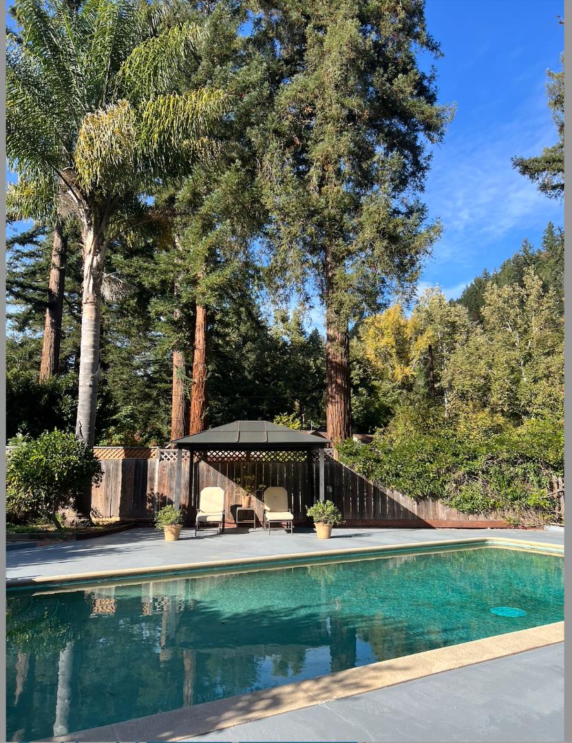 220 Lazy Woods Road Felton, CA 95018 - Photo 43 of 69 front view of a house with a yard