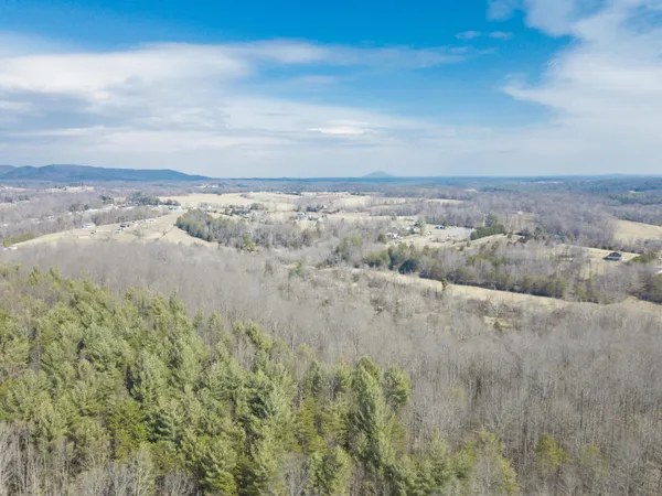 a view of an outdoor space and mountains