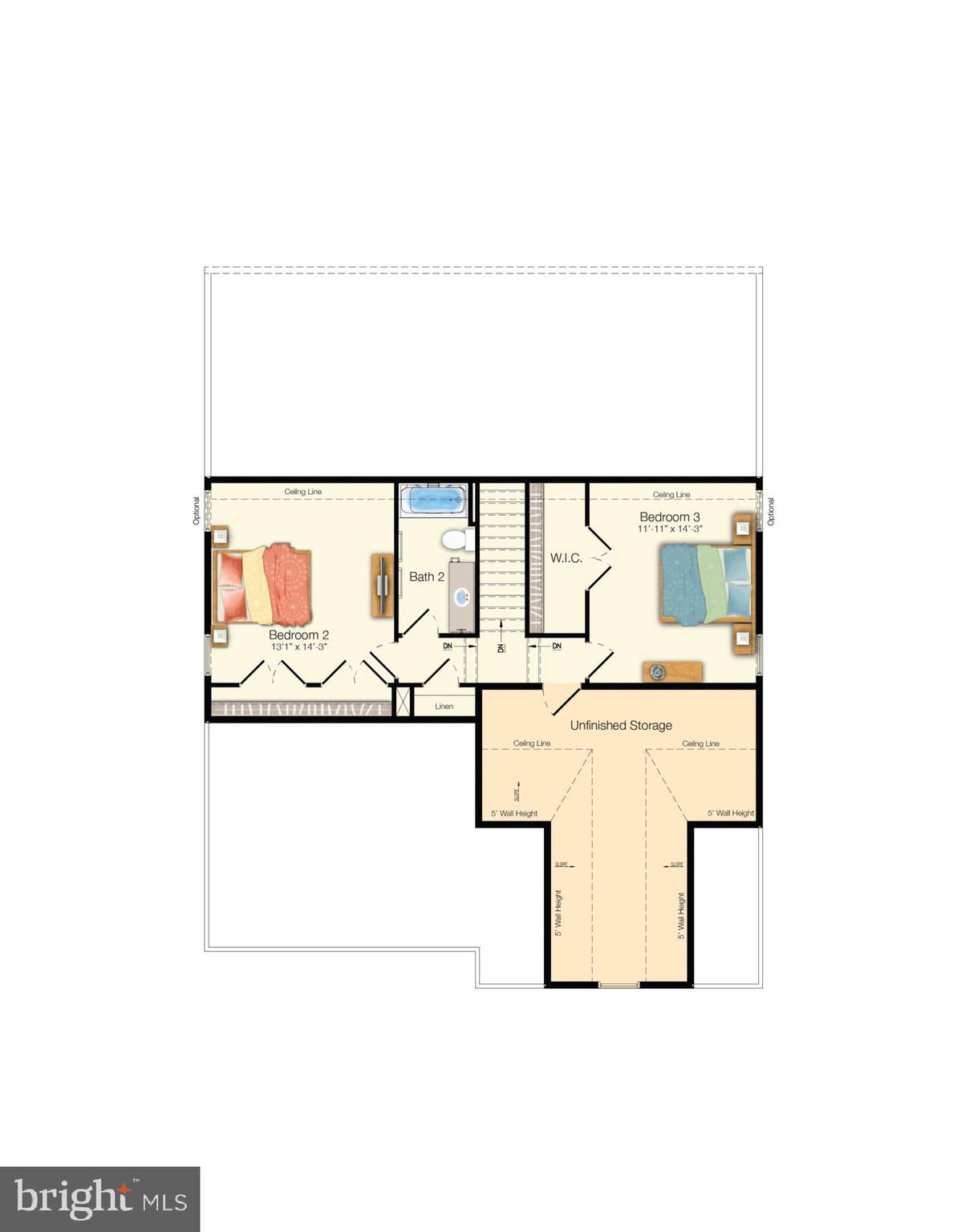 19503 Safflower Way Lewes, DE 19958 - Photo 5 of 5 a picture of a room with a white wall and a painting