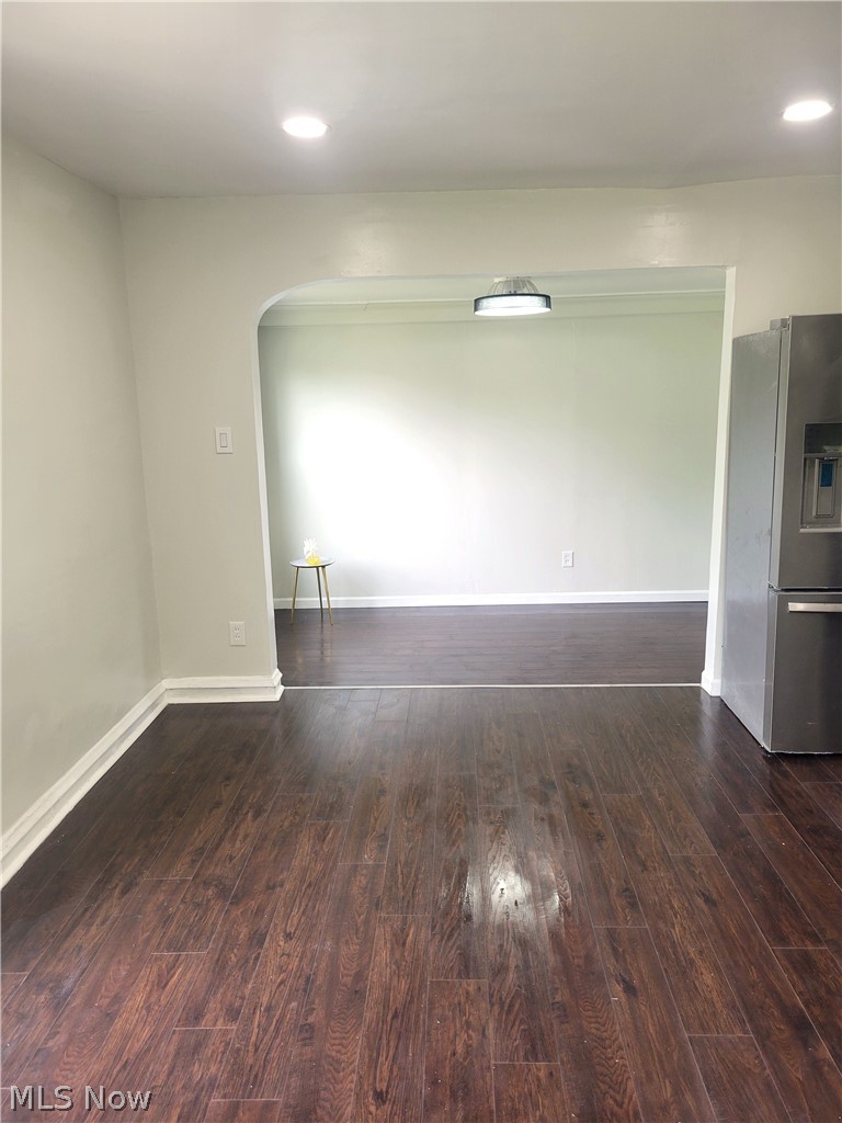 1557 Maplegrove Road South Euclid, OH 44121 - Photo 8 of 23 Spare room featuring dark wood-type flooring