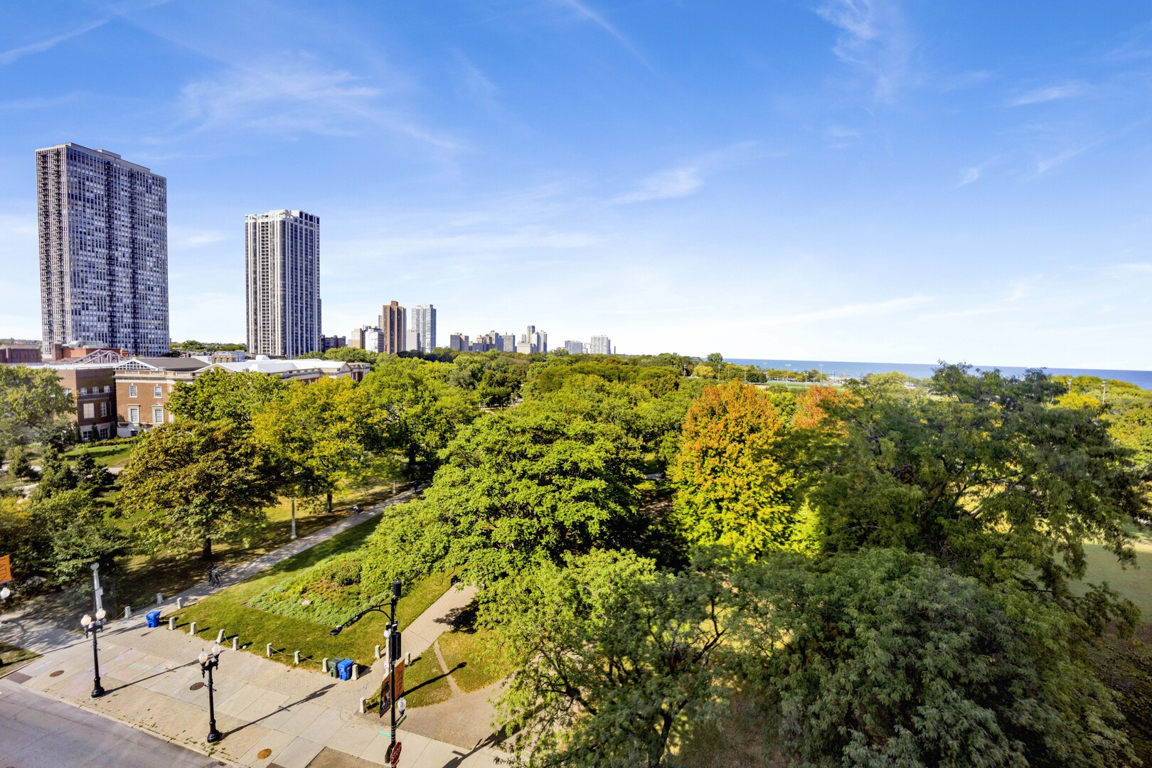 1555 North Dearborn Parkway, Unit 8C Chicago, IL 60610 - Photo 10 of 20 a view of a city with tall buildings in the background