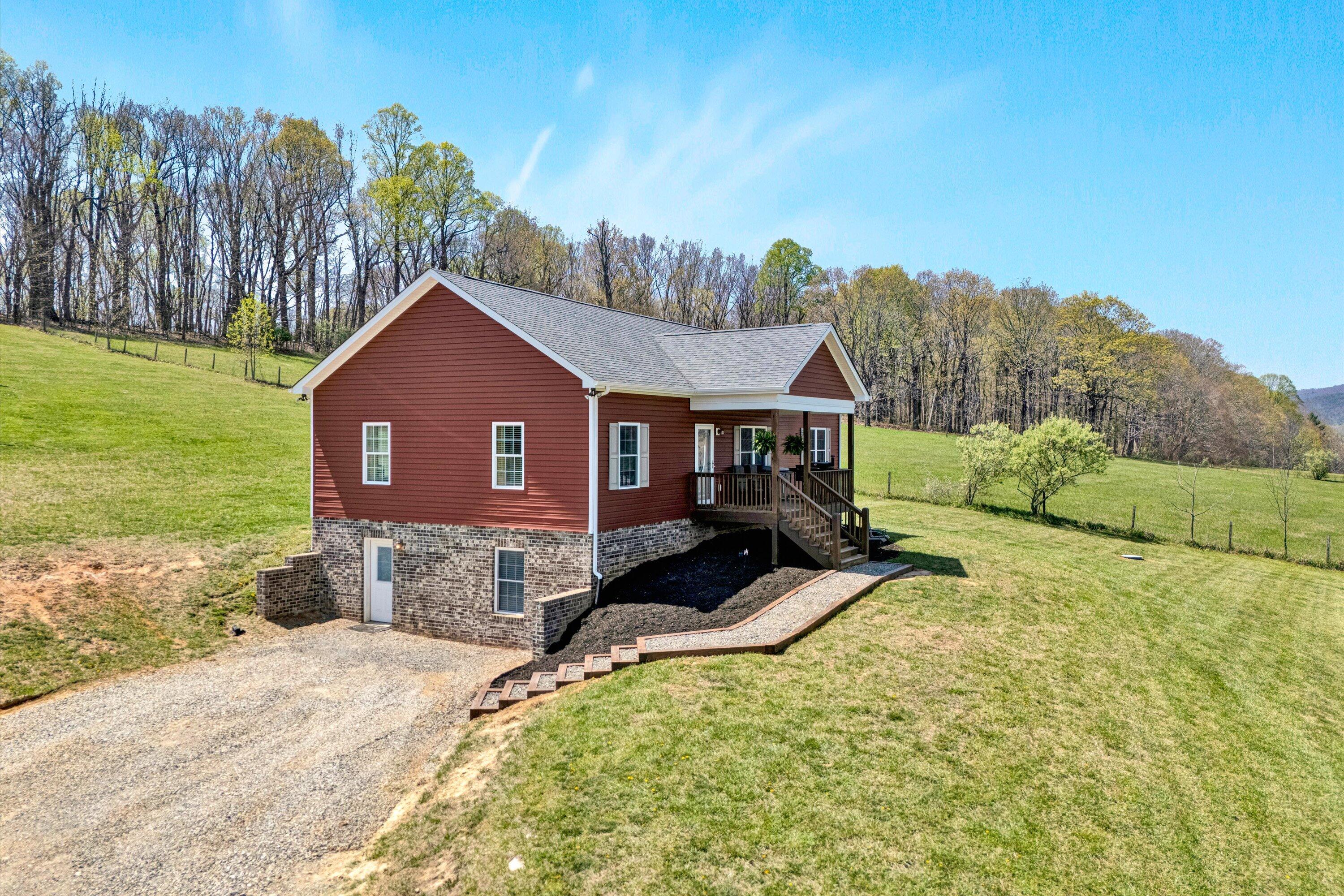 8350 Newport Road Catawba, VA 24070 - Photo 47 of 75 a front view of a house with a yard