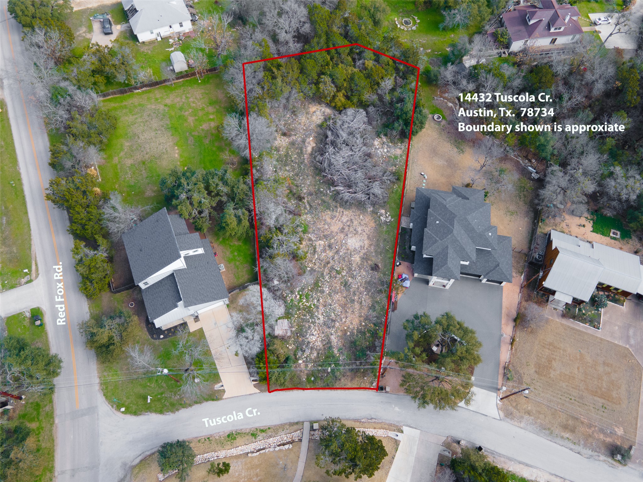 14432 Tuscola Circle Austin, TX 78734 - Photo 1 of 18 an aerial view of residential house with outdoor space and swimming pool