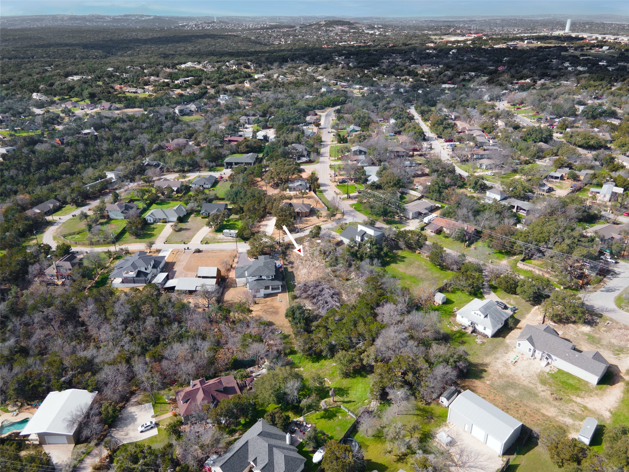 14432 Tuscola Circle Austin, TX 78734 - Photo 15 of 18 an aerial view of a houses with a yard