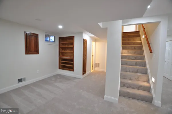 a view of store room with washer and dryer
