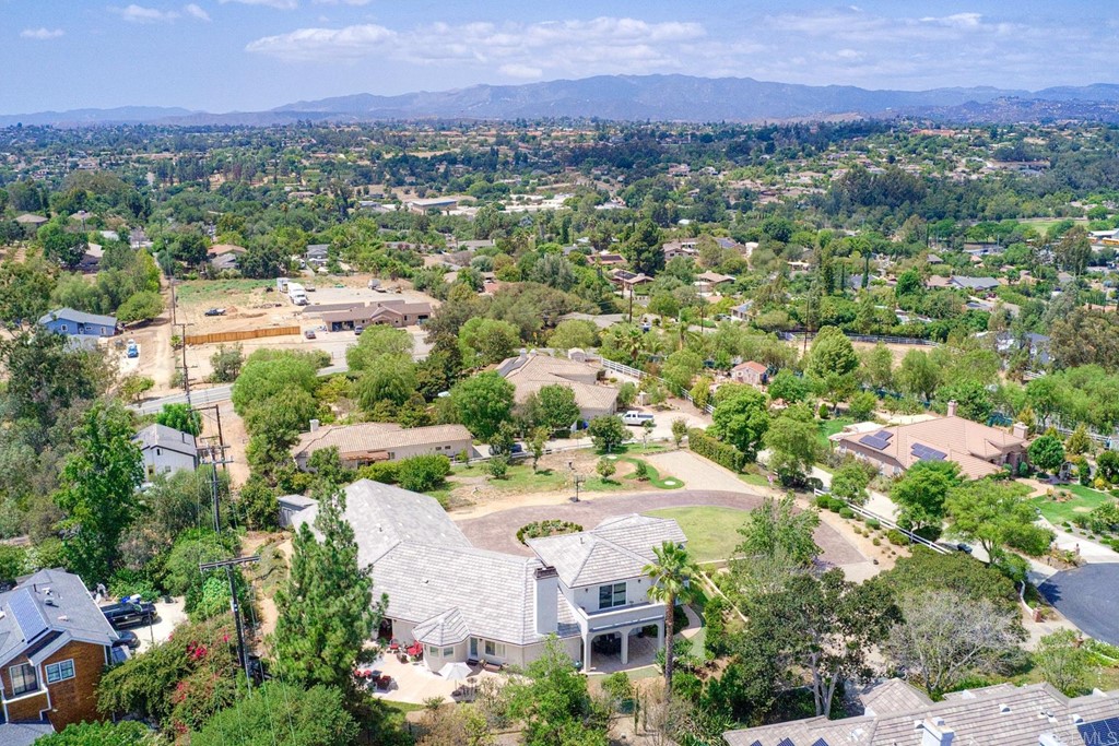 1494 Meredith Road Fallbrook, CA 92028 - Photo 6 of 47 an aerial view of residential houses with outdoor space and river
