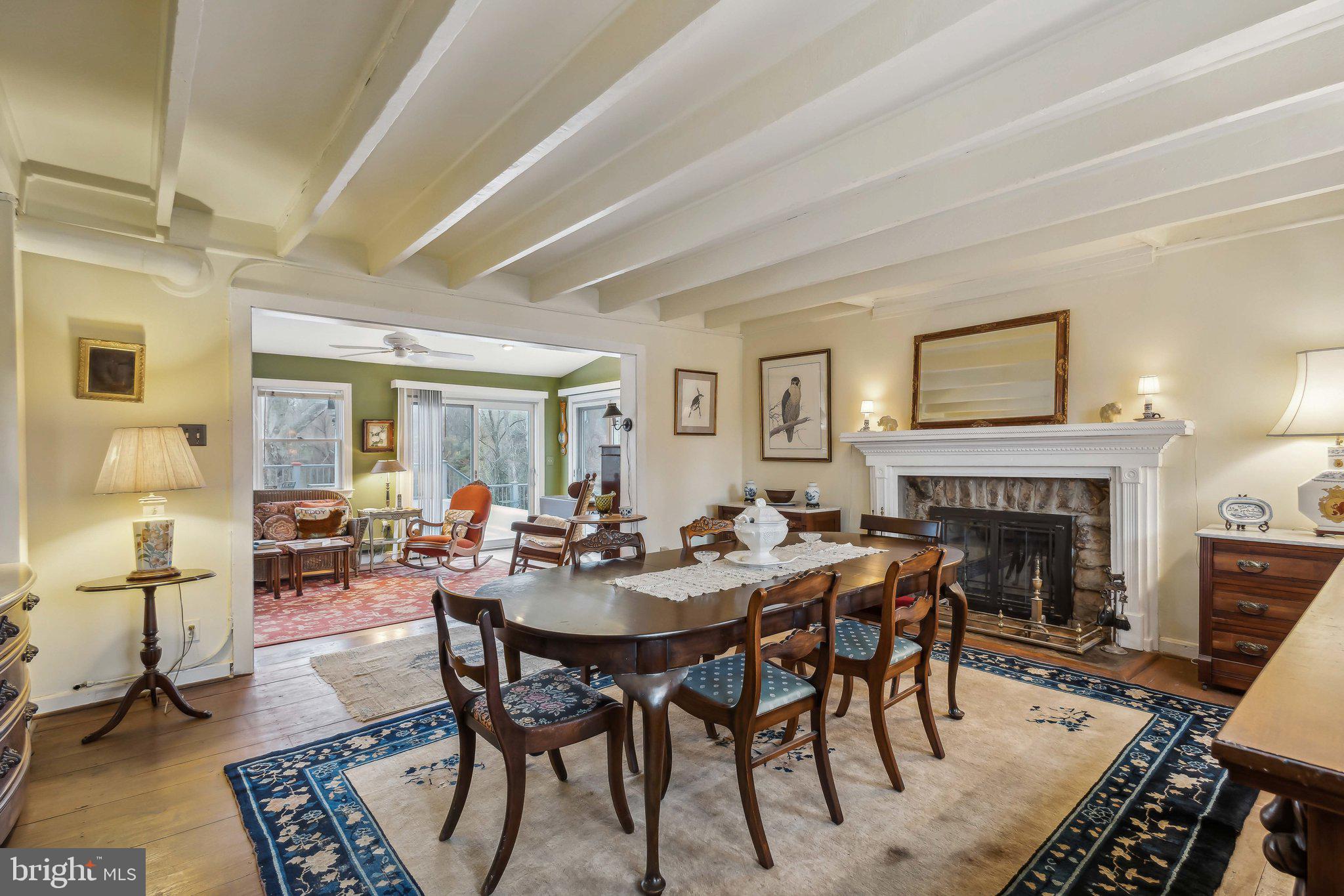 7054 Wilson Road Marshall, VA 20115 - Photo 35 of 65 Dining Room with view to Sun Room
