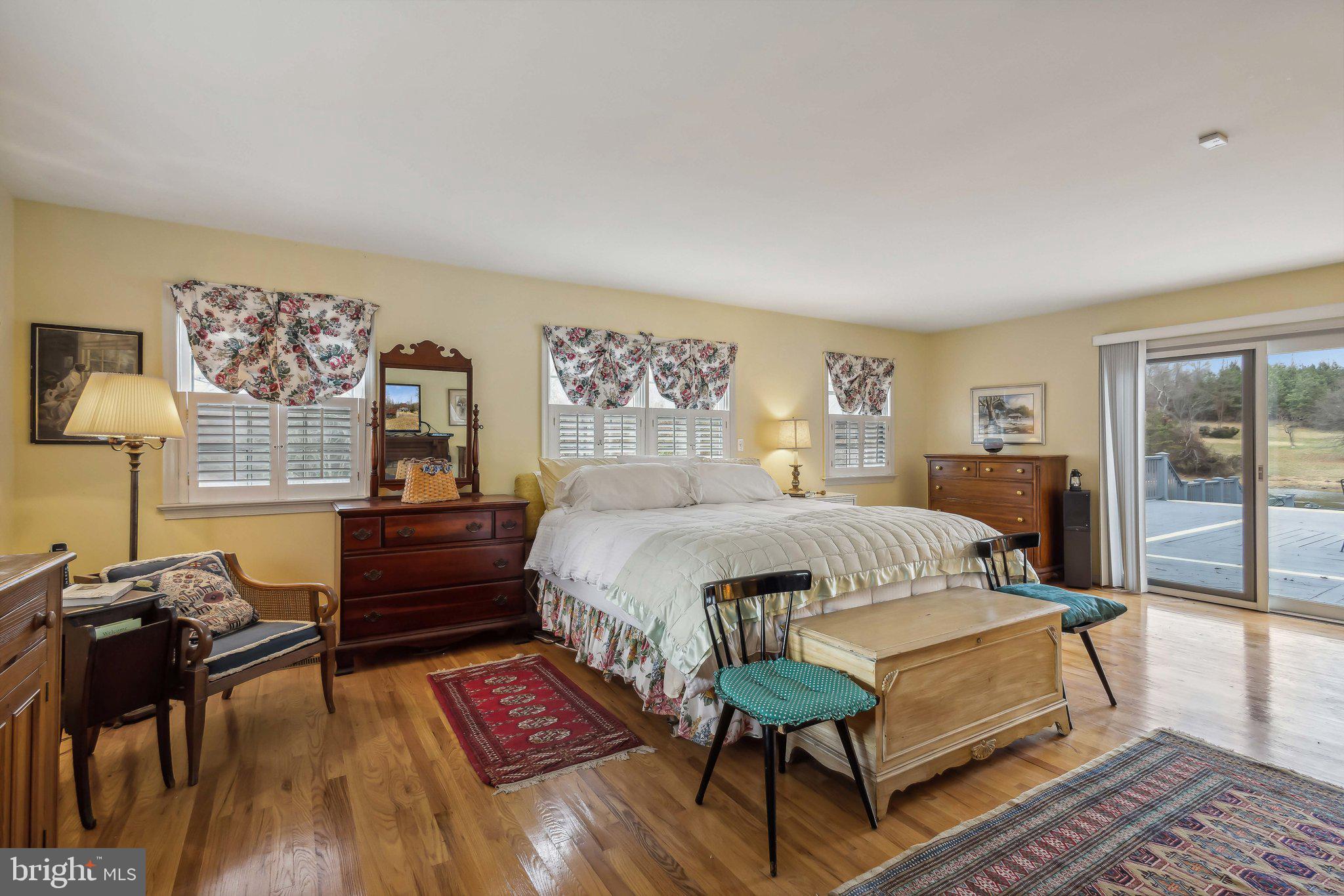 7054 Wilson Road Marshall, VA 20115 - Photo 46 of 65 Main Floor Owners Bedroom with walk out to deck
