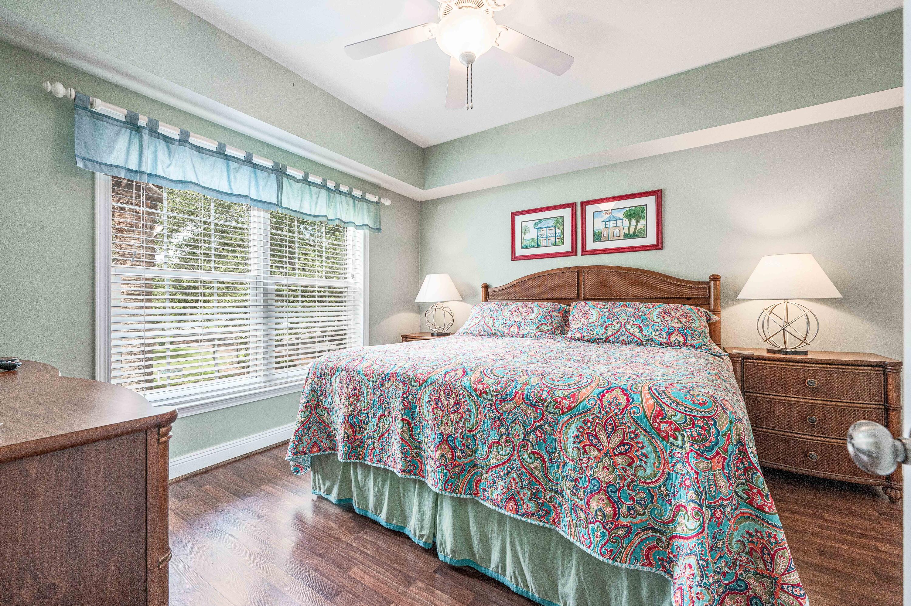 104 Village Boulevard, Unit 621 Santa Rosa Beach, FL 32459 - Photo 26 of 49 a bedroom with a bed and a large window