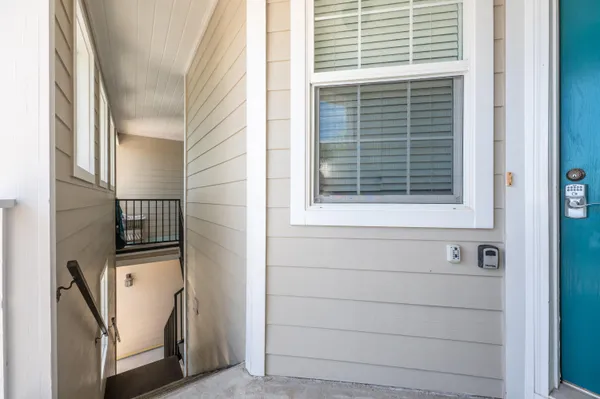 a view of front door