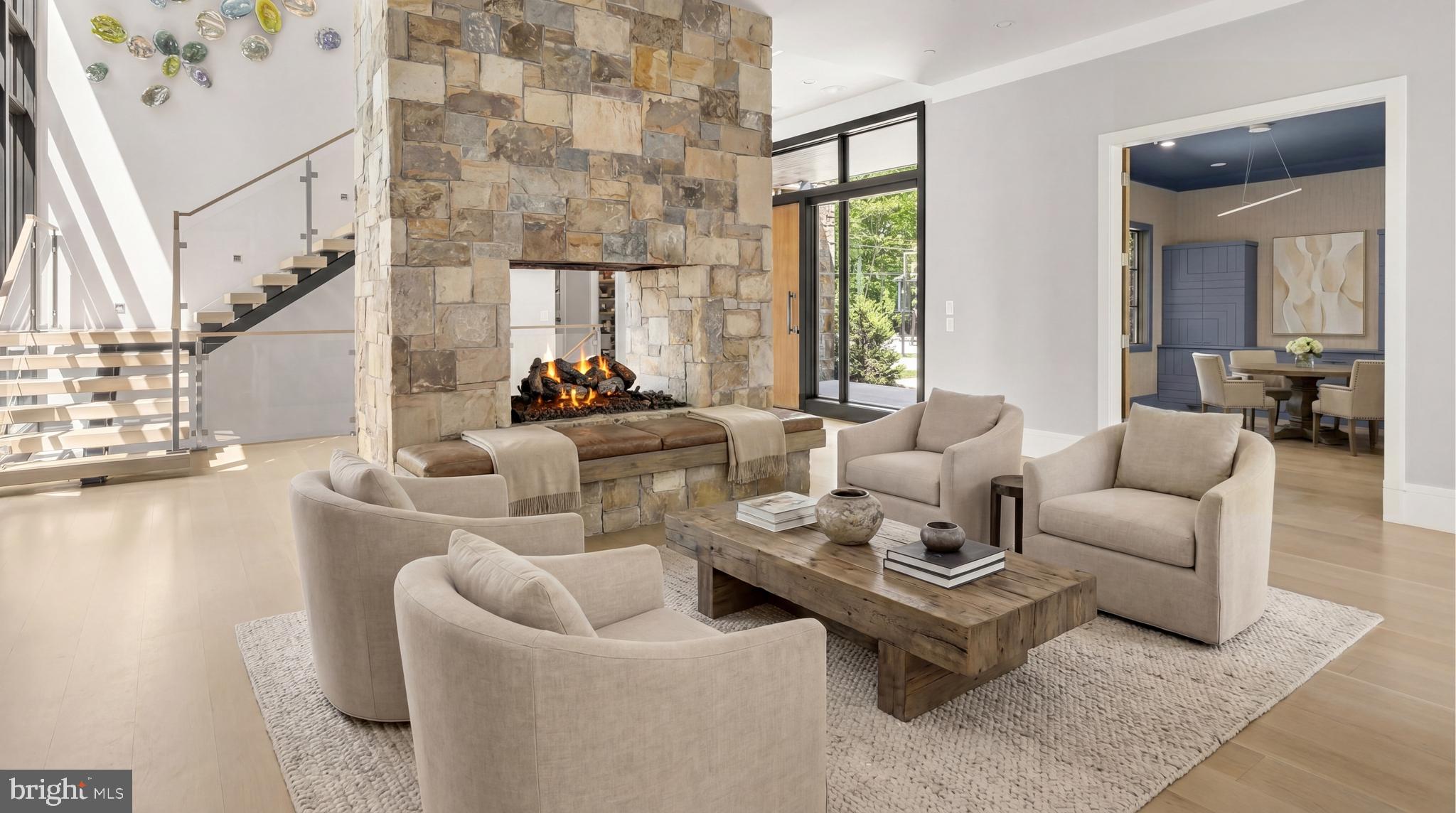 3 Bay Tree Lane Bethesda, MD 20816 - Photo 8 of 48 Sitting area by fire