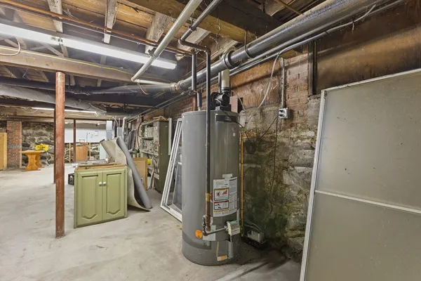 a view of a storage room