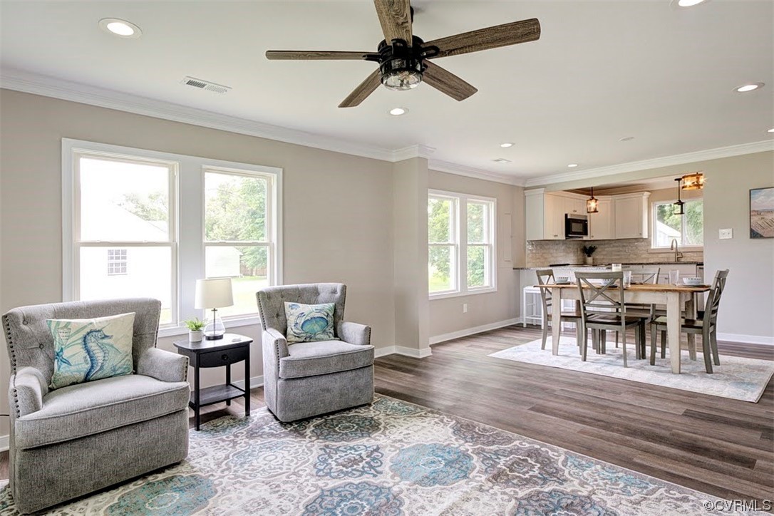508 Johns Neck Road Weems, VA 22576 - Photo 3 of 19 a living room with furniture and a window