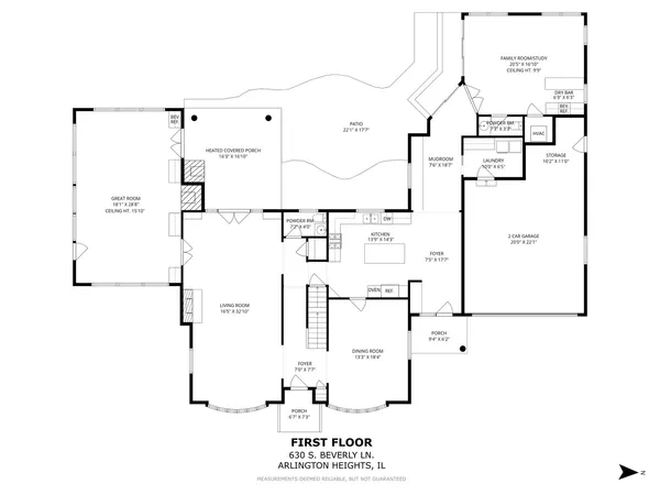 $2,200,000 | 630 South Beverly Lane, Arlington Heights, IL 60005